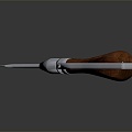 Modern Screwdriver Antique Screwdriver Flat Screwdriver 3d model