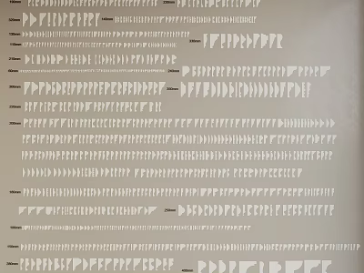 Decorative Corner Lines With Various Design Styles For Interior Decoration 3d model