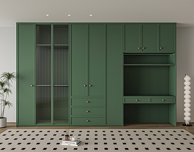 Bedroom wardrobe 3d model