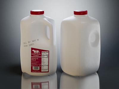 Modern milk bucket milk jug model