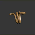 snake cobra venomous snake python reptile cold-blooded animal reptile 3d model