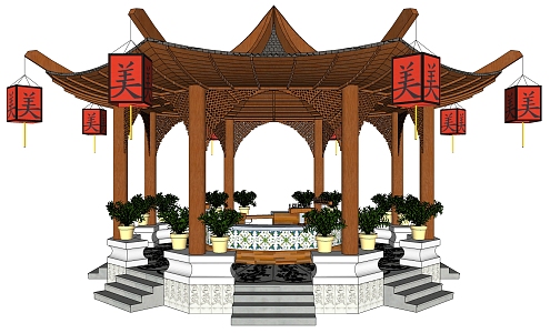 Pavilion 3d model