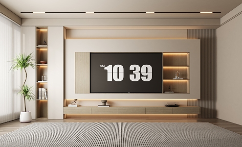 TV Background 3d model