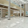Modern Large Tooling Lobby 3d model