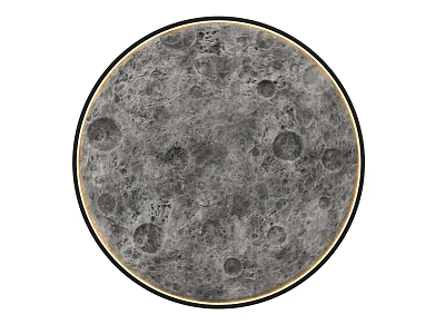 Modern moon wall lamp gypsum lamp moon lamp indoor 3d model