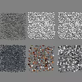 Stone and Wood Natural Colored Granules with Multiple Color Options