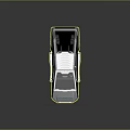 Futuristic 3D Car Model With Geometric Design Sleek Exterior And Transparent Windows