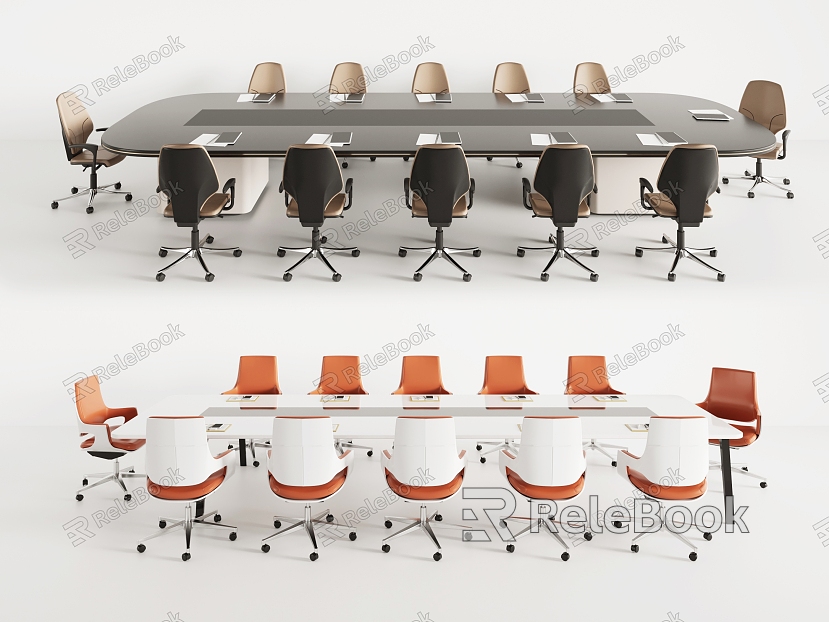 Conference tables and chairs model