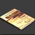 Teatro Course Maestría Book with Hourglass Cover and Sunset Background Design