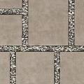 Stone Wood Decorative Mosaic Pattern For Interior Wall And Floor Design 3d model