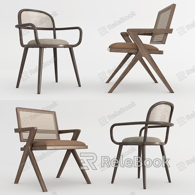 Quiet Dining Chair Rattan Dining Chair model