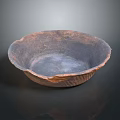 Sculpted Bowl With Handcrafted Textured Surface And Rustic Earthenware Design