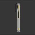 Precision Linear Encoder With Silver Metal Housing Yellow Strip Black Reflective Base And Cable