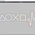 Vibrant Colorful Neon Decorative Lights Featuring Gaming Controller Symbols and EKG Lines