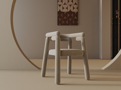 Modern Dining Chair 3d model