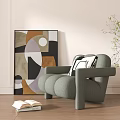 Single sofa 3d model