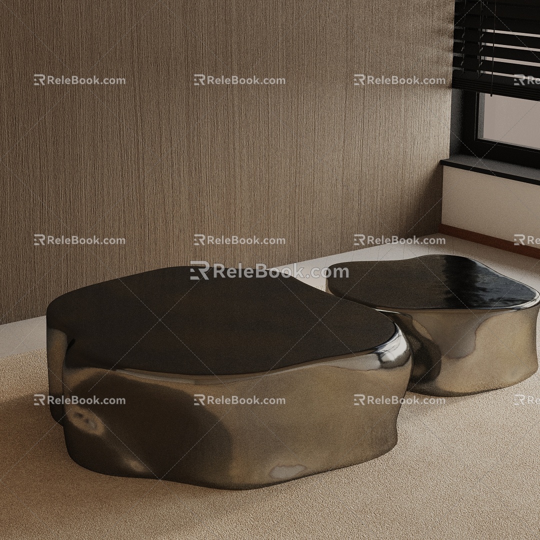 Modern coffee table 3d model