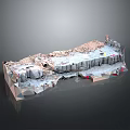 Monuments Ruins Realistic Game Items 3d model