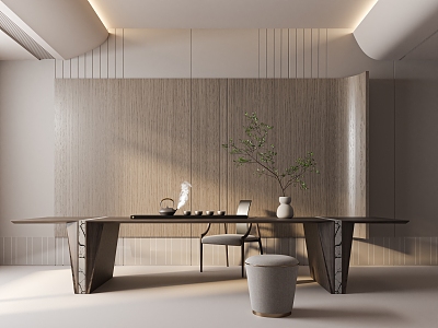 New Chinese Tea Room 3d model