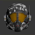 Sci-Fi Helmet Alien Helmet High Tech Helmet Game Helmet 3d model