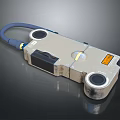 detector mine detector metal detector sci-fi detector futuristic detector concept detector 3d model