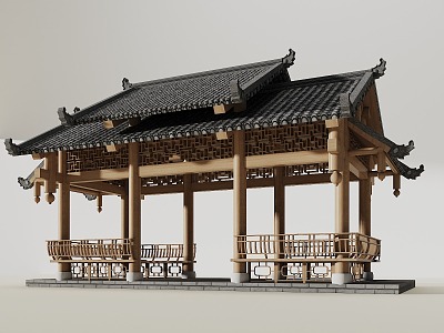 Chinese style pavilion Chinese style pavilion ancient pavilion landscape pavilion hexagon pavilion classical Chinese style pavilion Chinese style pavilion ancient building pavilion 3d model