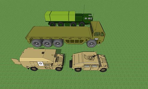 modern military vehicles military vehicles 3d model