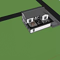 Traditional Chinese Detached Villa Featuring Classic Roof White Walls And Garden Greenery