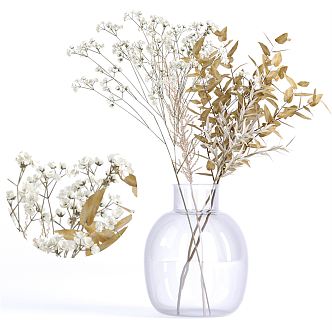 Modern Vase Dried Flower Vase 3d model