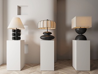 Quiet Table Lamp 3d model