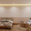 Modern Living And Dining Room Interior With Wooden Dining Table Sofa Rug And Plants