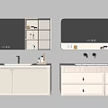 Modern sink 3d model