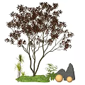 arbor landscape tree 3d model