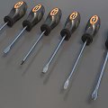 Screwdriver screwdriver hardware tool screwdriver low face number low model simple model game sub-era film and television level super realistic high precision 3d model