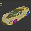 Silver Sleek Sports Car With Modern Exterior Black Roof And Alloy Wheels