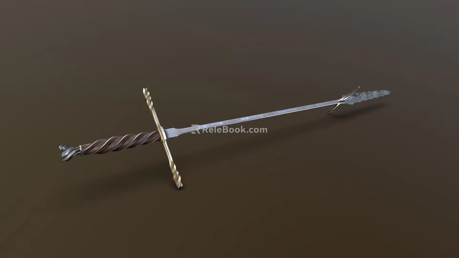 Wild Boar Sword Weapon Cold Weapon Long Sword Long Sword Big Sword PBR Material Next Generation Sword Western Sword European Sword Ancient Sword Iron Sword Sabre 3d model