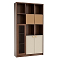 Modern bookcase 3d model