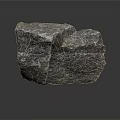 Natural Gray Stone Block With Rough Surface And Solid Texture For Building
