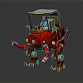 Modern robot machine car mechanical car mechanical armor 3d model