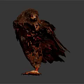 Modern Eagle Carving 3d model