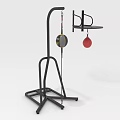 Boxing Training Stand With Speed Ball And Red Pear Ball Stable Base Fitness Equipment