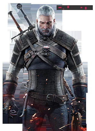 Modern game character medieval man 3d model