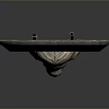 Medieval Shield Ancient Shield Defensive Weapon Ancient Shield Iron Shield Protective Shield Wooden Shield 3d model