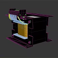 Industrial Electrical Component With Black Casing Yellow Coil And White Terminals