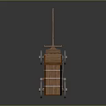 Vintage Wooden Carriage Design With Spoked Wheels And Classic Wooden Structure
