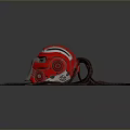 Sci-Fi Helmet Alien Helmet High Tech Helmet Game Helmet 3d model