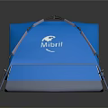 Marmot Blue Outdoor Camping Tent with Open Dome Design and Spacious Interior Space