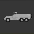 Armored Military Vehicle With 6x6 Wheels Protective Armor And Roof Mounted Equipment