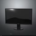 Sleek Modern Flat Panel Monitor With High Definition Screen And Metallic Base Design