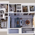 Modern Open Plan Living Room With Integrated Dining Area For Spacious Cozy Family Home